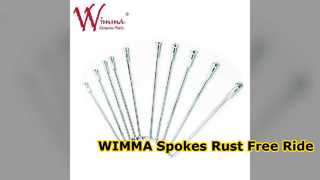 WIMMA 오토바이 스포크 세트 실버 전면 후면