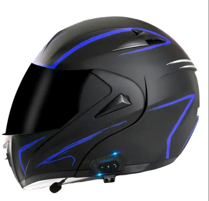 Blue-tooth Off-road Motorcycle Helmet EPS Carbon Fiber Mountain Bike Outdoor Riding Off-road Helmet Motorcycle