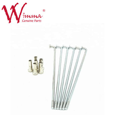 품질  Motorcycle Spoke Set C90 Custom Motorcycle Spokes And Nipples WIMMA Chrome Zinc Plating 공장