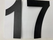 알루미늄 번호 외관 벽에 매달린 아크릴 채널 라이트 사이니지 보드 상점 중국 주문