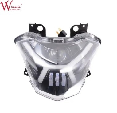 가와사키 Z650 및 Versys X 300에 대한 선명한 검은색 LED 전등
