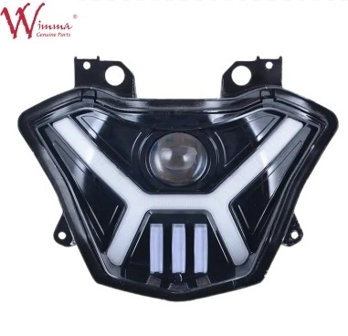 가와사키 Z650 및 Versys X 300에 대한 선명한 검은색 LED 전등