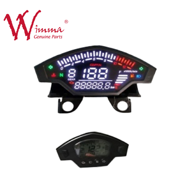 오토바이 스피도 미터 Assy Universal RZ180 조절 가능한 속도 전자 미터 ABS 플라스틱 / 철 재료